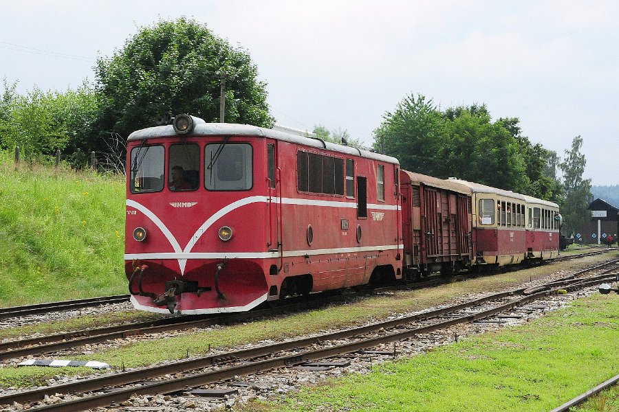 2020.07.19 JHMD T47.018 und T47.005 Jindřichův Hradec - Nová Bystřice (7)